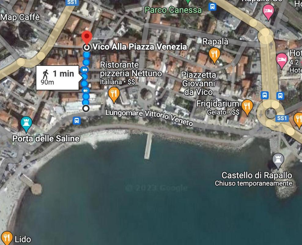 Ferienwohnung Casa Nandina In Centro Rapallo Exterior foto